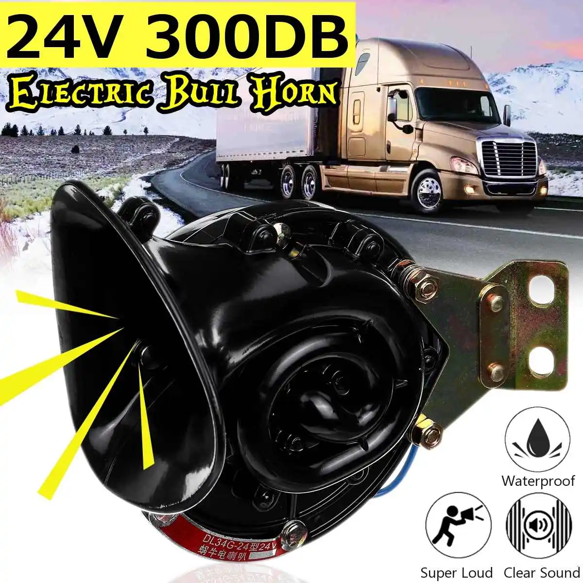 Super Loud 300DB 12V 24V Electric Car Air Snail Bull Horn Raging Sound Car Styling Loud For Auto Vehicle Motorcycle Truck Boat
Super Loud 300DB 12V 24V Electric Car Air Snail Bull Horn Raging Sound Car Styling Loud For Auto Vehicle Motorcycle Truck Boat