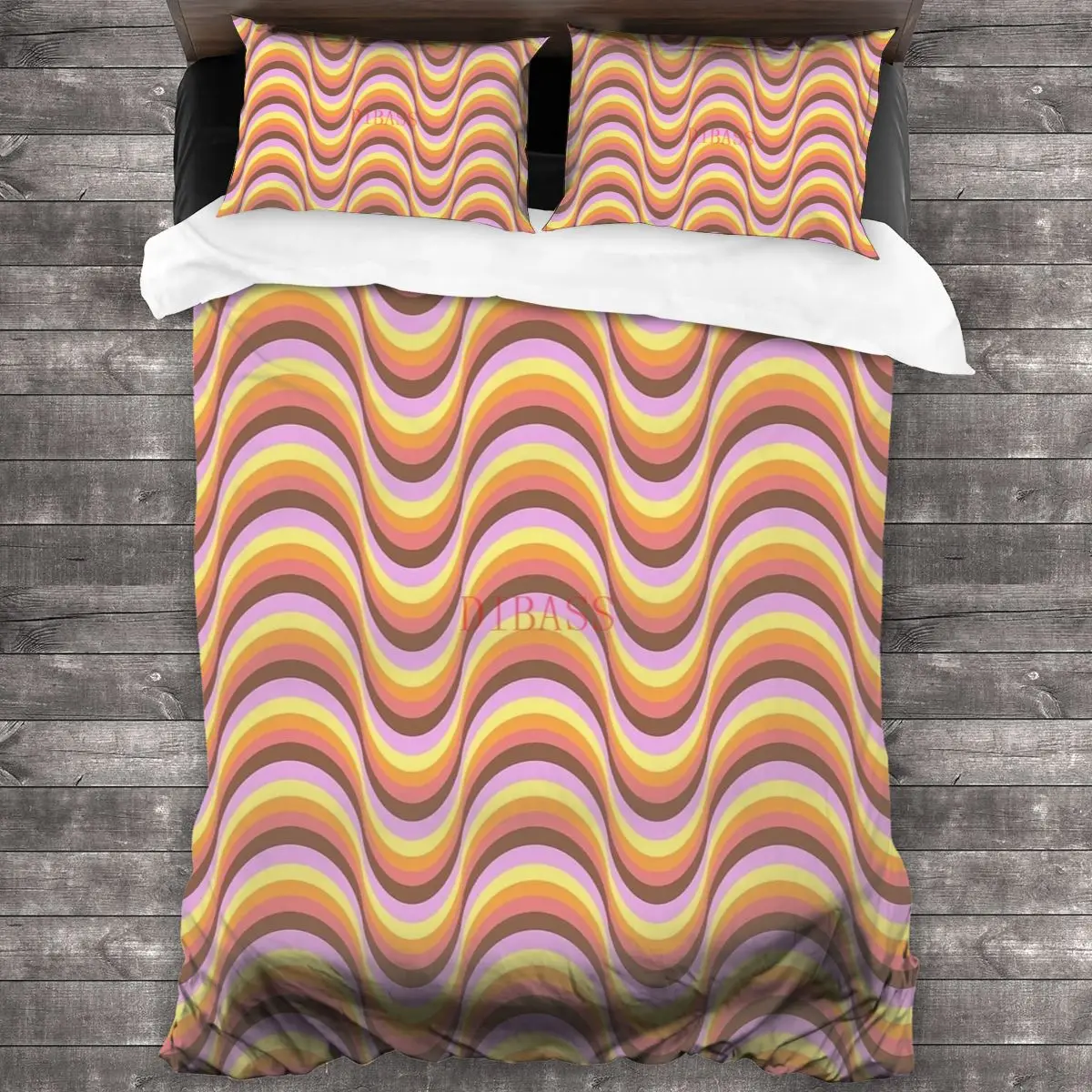 Комплект постельного белья из 2 наволочек, 1970 хлопок, с принтом в стиле Триппи 
Комплект постельного белья из 2 наволочек, 1970 хлопок, с принтом в стиле Триппи