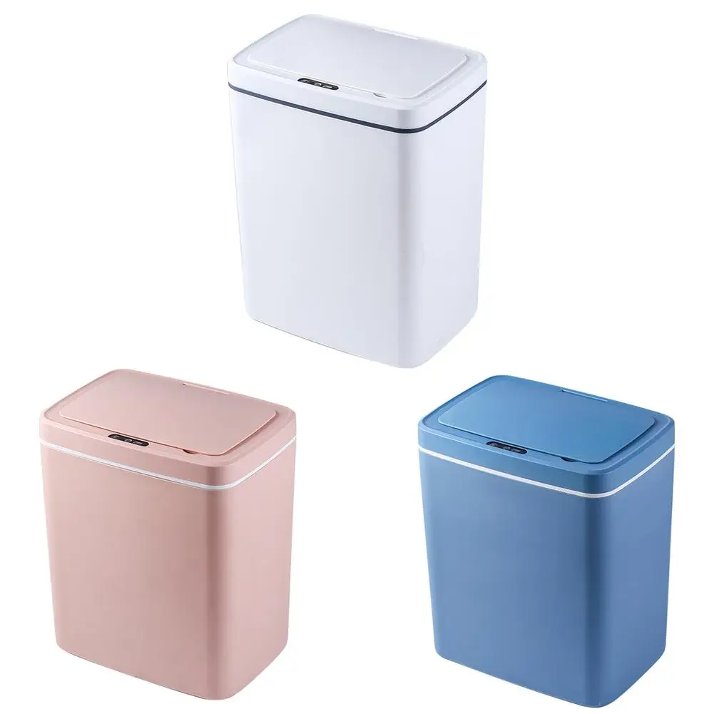 16L Smart Trash Can Automatic Infrared Sensor Dustbin Garbage Bin Home Intelligent Electric Garbage Touchless Waste Container
16L Smart Trash Can Automatic Infrared Sensor Dustbin Garbage Bin Home Intelligent Electric Garbage Touchless Waste Container