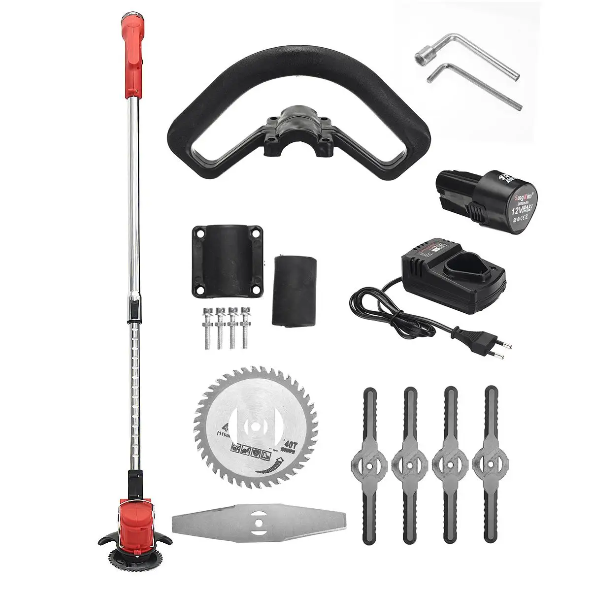 Electric Lawn Mower 12V 350W 2000mAh Li-ion Cordless Grass Trimmer Cleaner Grass Cutter Machine Line Trimmer
Electric Lawn Mower 12V 350W 2000mAh Li-ion Cordless Grass Trimmer Cleaner Grass Cutter Machine Line Trimmer