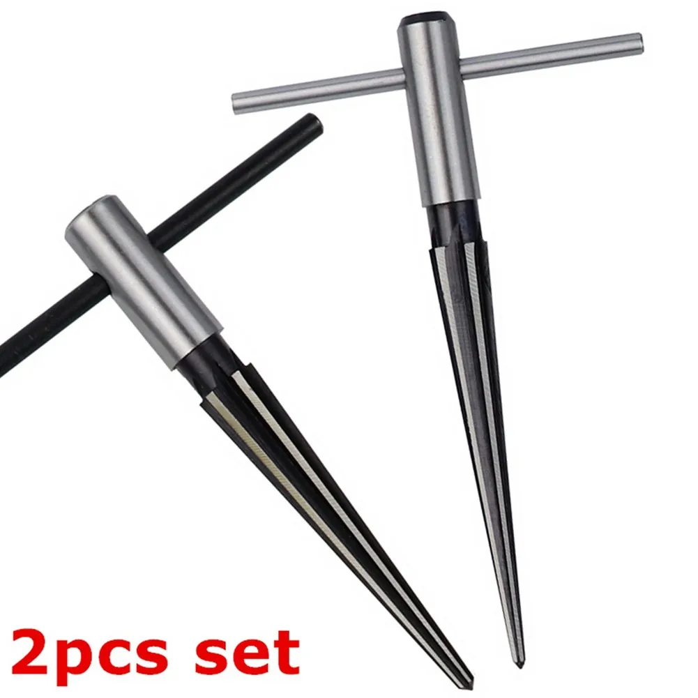 2pcs 45#steel Tapered Reamer 3-13mm&5-16mm Hand Metal Reamer Handheld Reamer For Reaming Taper Holes Chamfering Deburring
2pcs 45#steel Tapered Reamer 3-13mm&5-16mm Hand Metal Reamer Handheld Reamer For Reaming Taper Holes Chamfering Deburring