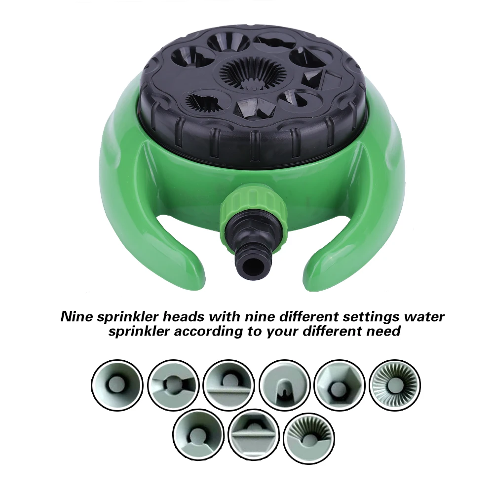 Plastic 9-Function Garden Lawn Plants Watering Sprinkler Multi-use Garden Watering Irrigation System Tools
Plastic 9-Function Garden Lawn Plants Watering Sprinkler Multi-use Garden Watering Irrigation System Tools