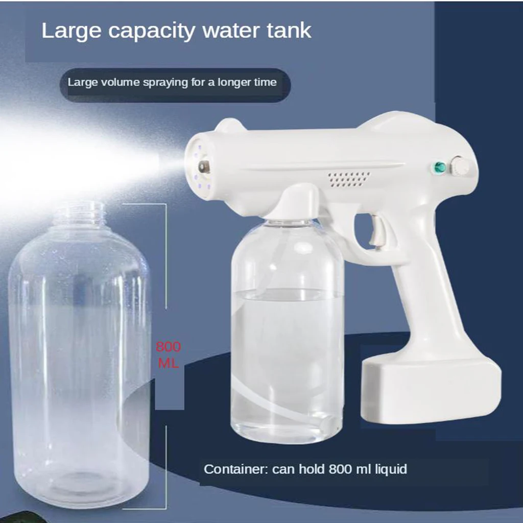 USB Nano Steam Gun Hair Sprayer Multifunctional Disinfection Machine Water Mist Steam Gun Spray Machine with Blue Light
USB Nano Steam Gun Hair Sprayer Multifunctional Disinfection Machine Water Mist Steam Gun Spray Machine with Blue Light