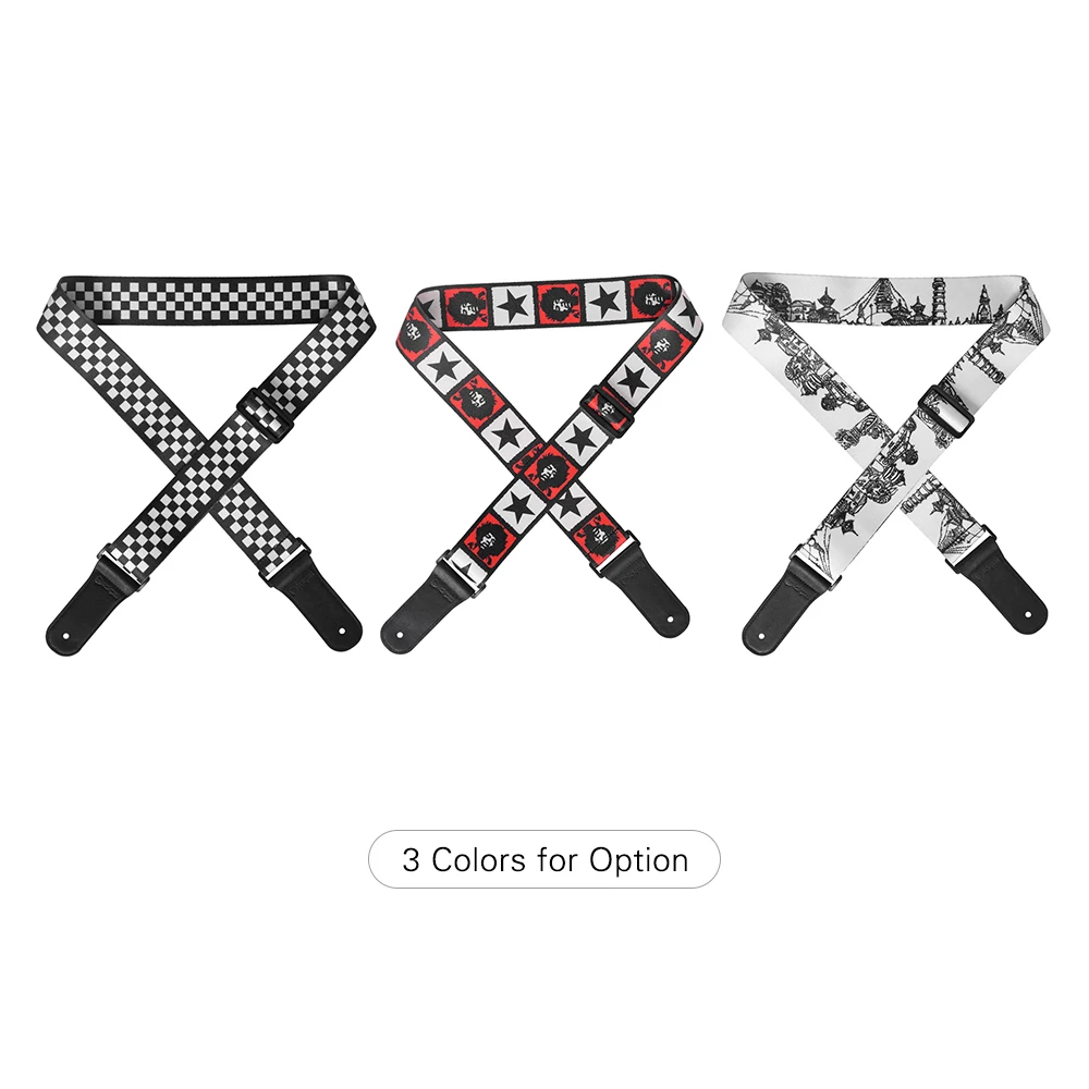 Adjustable Guitar Strap Polyester Printing Shoulder Belt with Hanging for Acoustic Guitar Classical Guitar Electric Guitar Bass
Adjustable Guitar Strap Polyester Printing Shoulder Belt with Hanging for Acoustic Guitar Classical Guitar Electric Guitar Bass