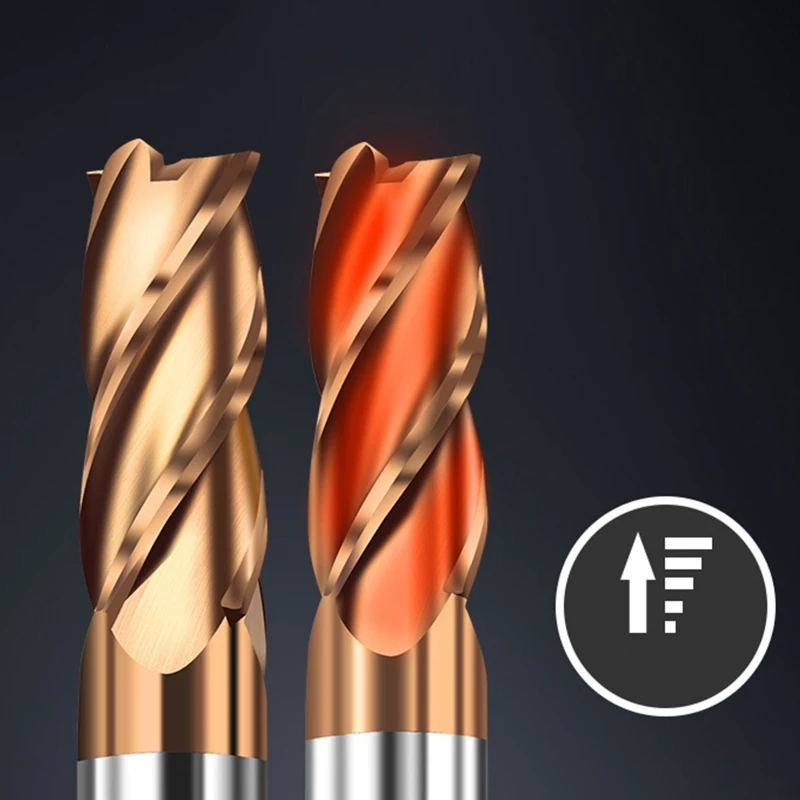 CNC Straight Shank 4 Flute End Mill Cutter Tungsten Steel Alloy Coating Maching Endmills Drill Bit Cutting Tool
CNC Straight Shank 4 Flute End Mill Cutter Tungsten Steel Alloy Coating Maching Endmills Drill Bit Cutting Tool