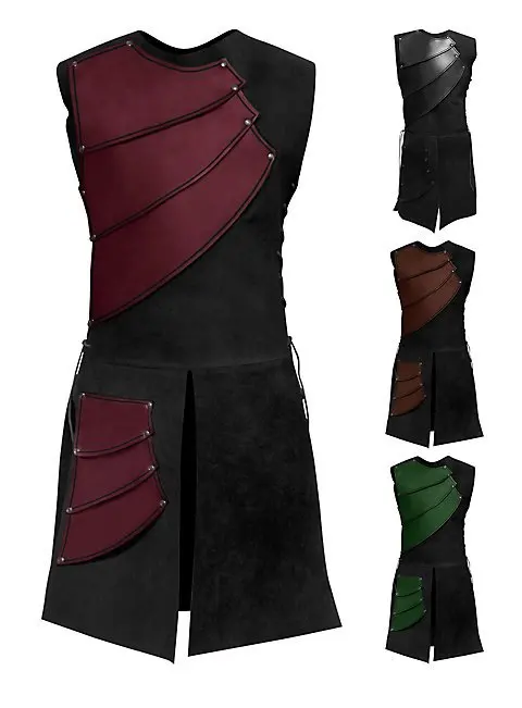 Mens Leather Vest Armor Medieval War Larp Knight Warrior Costume Armour Roman Archer Tabard Coat Cosplay Tunic Outfit For Adult
Mens Leather Vest Armor Medieval War Larp Knight Warrior Costume Armour Roman Archer Tabard Coat Cosplay Tunic Outfit For Adult