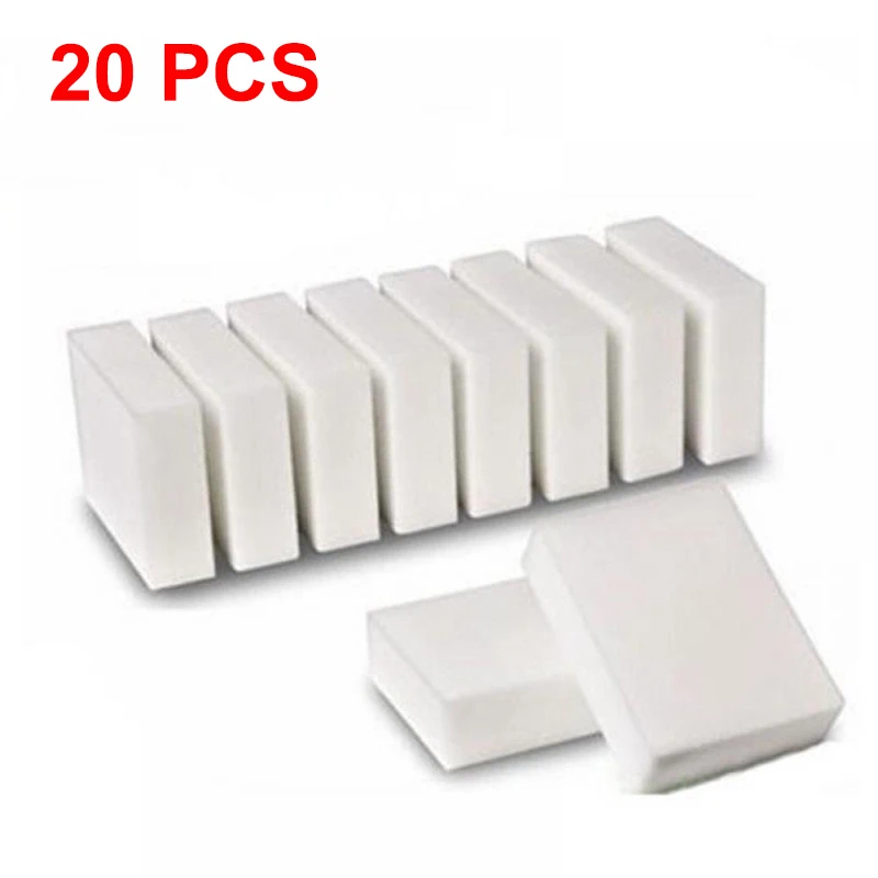 20 pcs/set Melamine Magic Sponge Eraser Multi-functional Home Cleaner Cleaning Sponge Pad for Kitchen Dish Office Bathroom Tools
20 pcs/set Melamine Magic Sponge Eraser Multi-functional Home Cleaner Cleaning Sponge Pad for Kitchen Dish Office Bathroom Tools