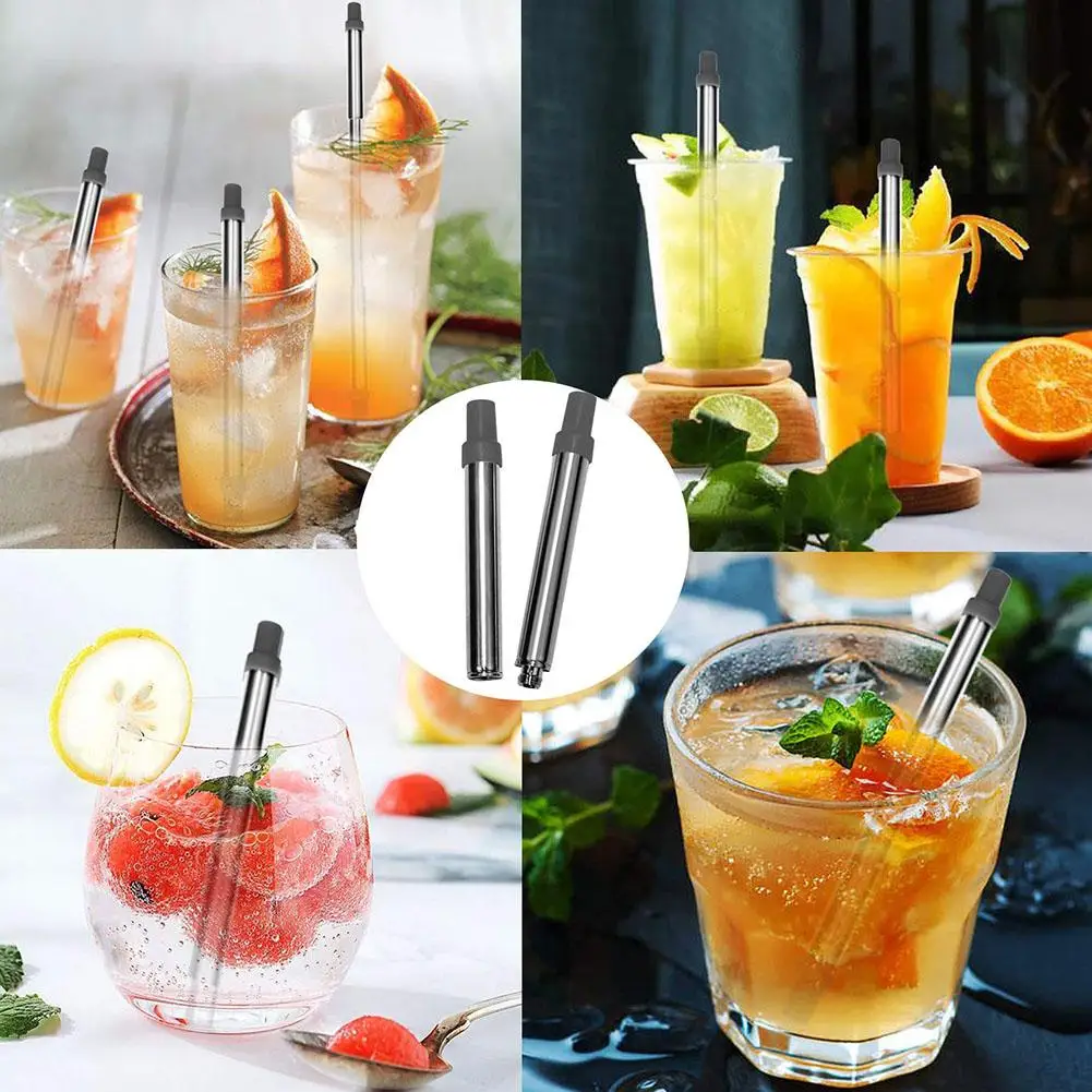 Rust Proof Reusable Stainless Steel Telescopic Drinking Straws Creative and Unique Folding Bar Tools Kitchen Accessories
Rust Proof Reusable Stainless Steel Telescopic Drinking Straws Creative and Unique Folding Bar Tools Kitchen Accessories