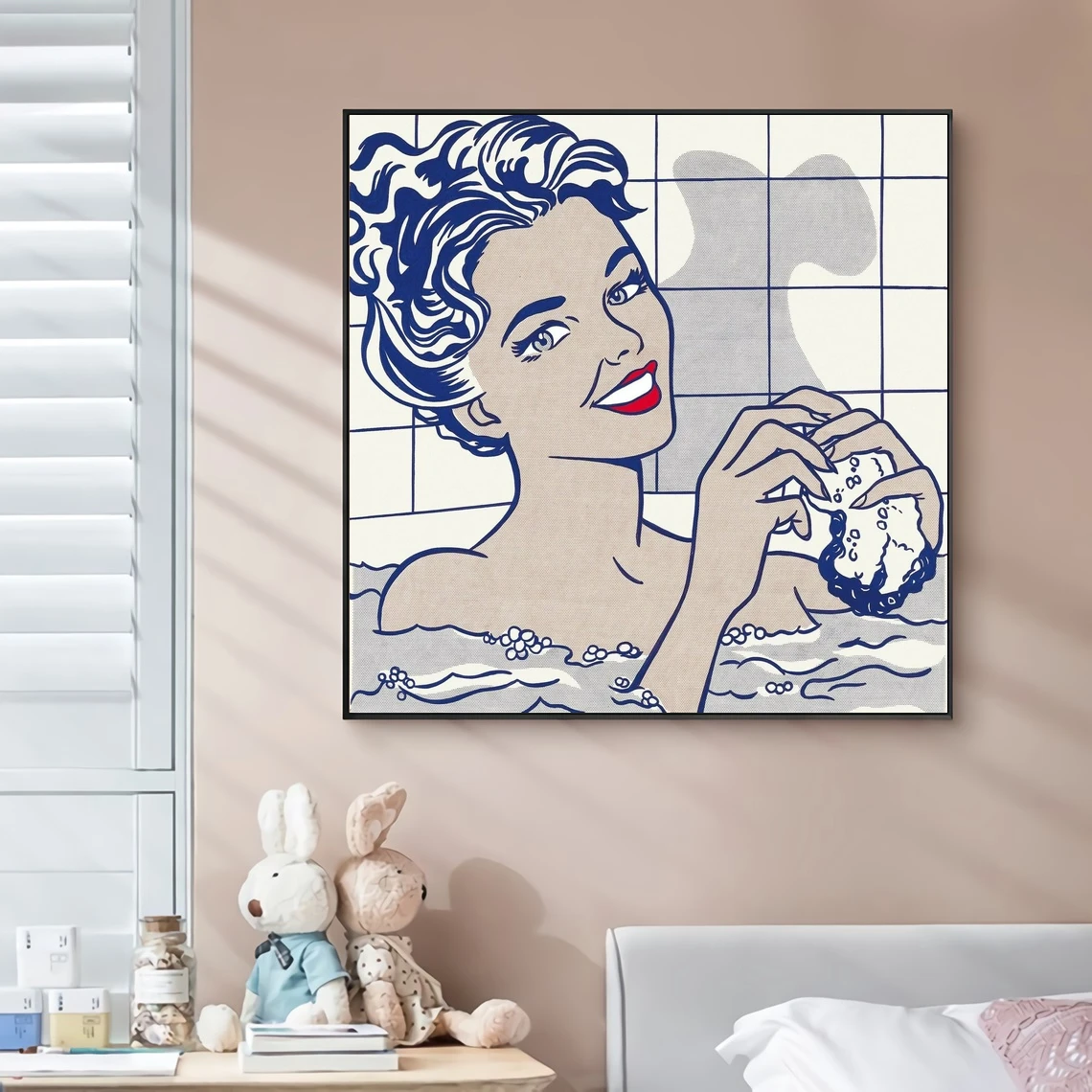 Roy Lichtenstein Pop Woman In Bath Album Cover Canvas Poster Hip Hop Rapper Pop Music Celebrity Wall Painting Art Decoration
Roy Lichtenstein Pop Woman In Bath Album Cover Canvas Poster Hip Hop Rapper Pop Music Celebrity Wall Painting Art Decoration