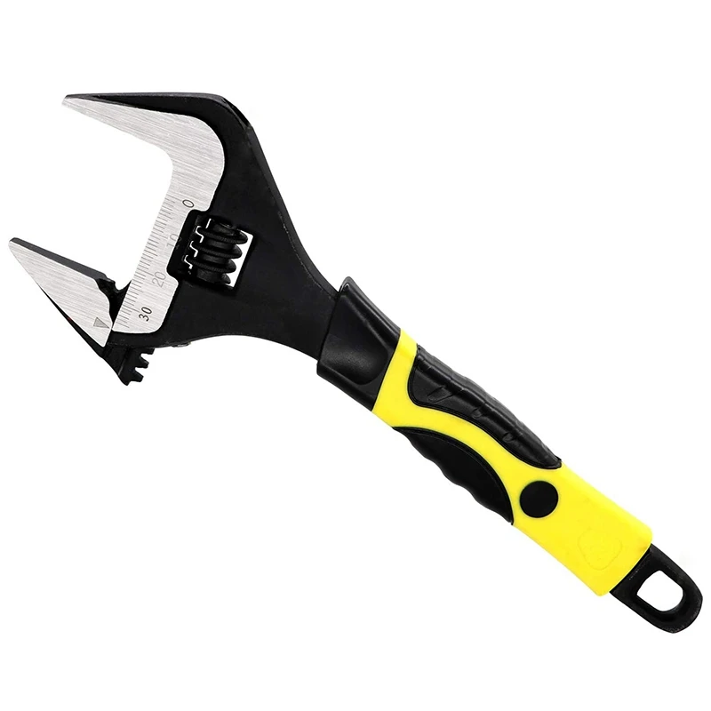 2 Pcs Adjustable Wrench Wide Opening Ultra-Thin Wrench Chrome Vanadium Alloy Spanner and Pipe Forceps 8-Inch & 10-Inch
2 Pcs Adjustable Wrench Wide Opening Ultra-Thin Wrench Chrome Vanadium Alloy Spanner and Pipe Forceps 8-Inch & 10-Inch