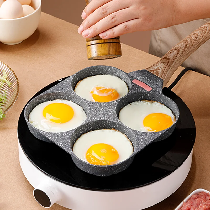 Fried egg burger machine non-stick small flat-bottomed household frying pan breakfast egg burger pancake pan mold four-hole omel
Fried egg burger machine non-stick small flat-bottomed household frying pan breakfast egg burger pancake pan mold four-hole omel