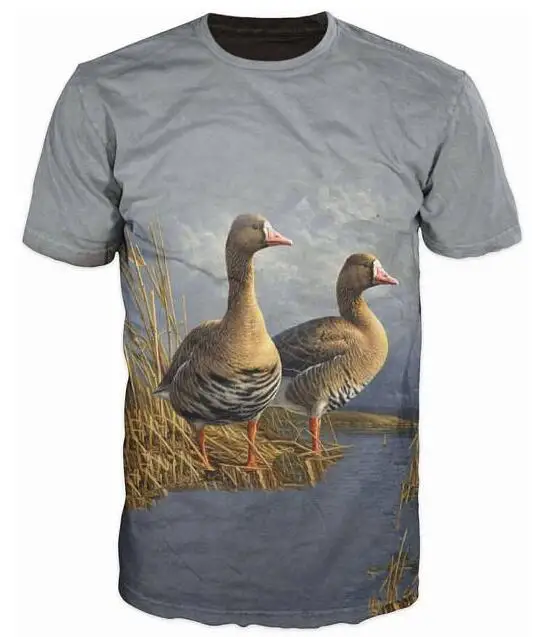 Unisex Summer Crewneck Tee 3D Duck T-Shirt Duck Hunter River Mount Forest Tshirt Women/Men Style Outfits 3D Tops Drop Ship
Unisex Summer Crewneck Tee 3D Duck T-Shirt Duck Hunter River Mount Forest Tshirt Women/Men Style Outfits 3D Tops Drop Ship