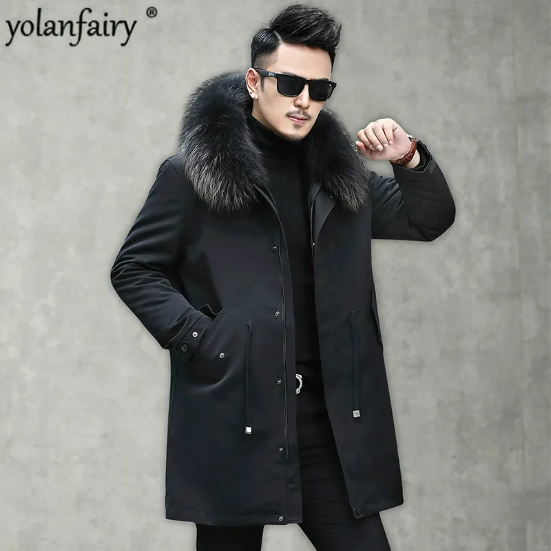 Real Fur Coat Men Wool Winter Coat Men Raccoon Fur Collar Real Fur Parka for Mens Clothing 2020 Casaco V18-2511 YY938 
Real Fur Coat Men Wool Winter Coat Men Raccoon Fur Collar Real Fur Parka for Mens Clothing 2020 Casaco V18-2511 YY938