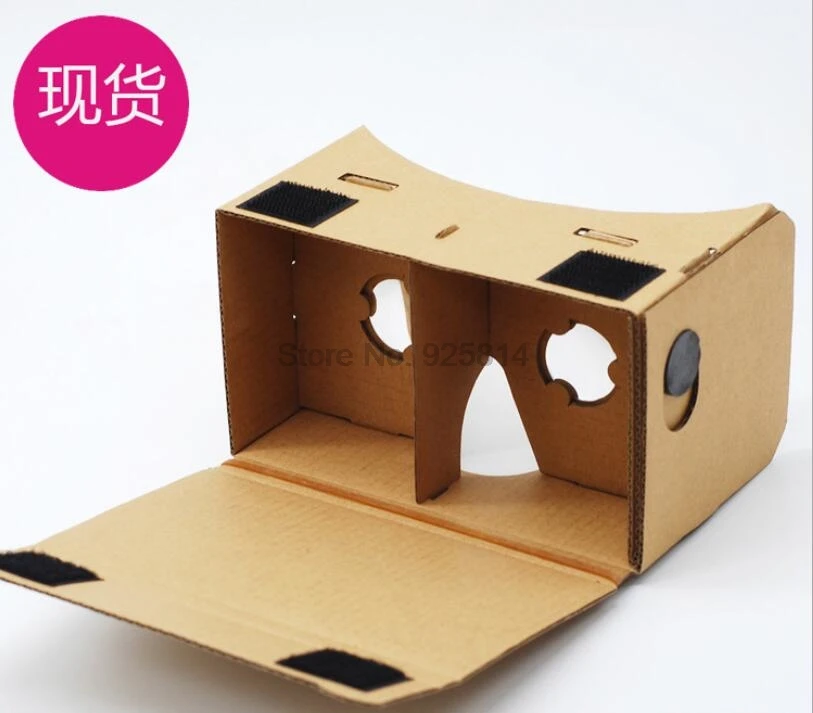 500 шт./лот DIY картонные VR 3D Очки виртуальной реальности бумажная коробка для