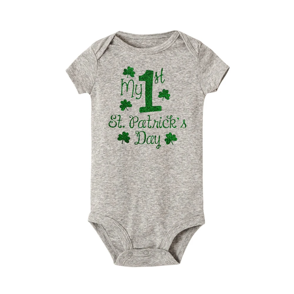 My First St Patricks Day Print Newborn Baby Holiday Rompers Infant Boy Girl 1st Saint Patricks Cute Party Jumpsuit Outfit
My First St Patricks Day Print Newborn Baby Holiday Rompers Infant Boy Girl 1st Saint Patricks Cute Party Jumpsuit Outfit