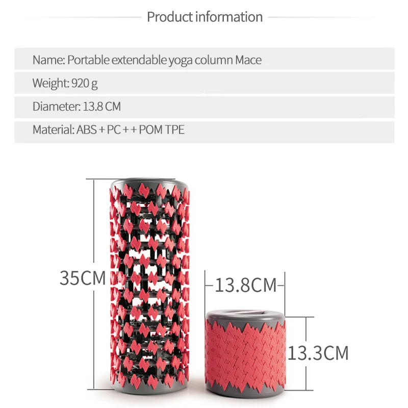 Telescopic Yoga Block Fitness Equipment Pilates Foam Roller Fitness Gym Exercises Muscle Massage Roller Yoga Brick Sport Gym
Telescopic Yoga Block Fitness Equipment Pilates Foam Roller Fitness Gym Exercises Muscle Massage Roller Yoga Brick Sport Gym