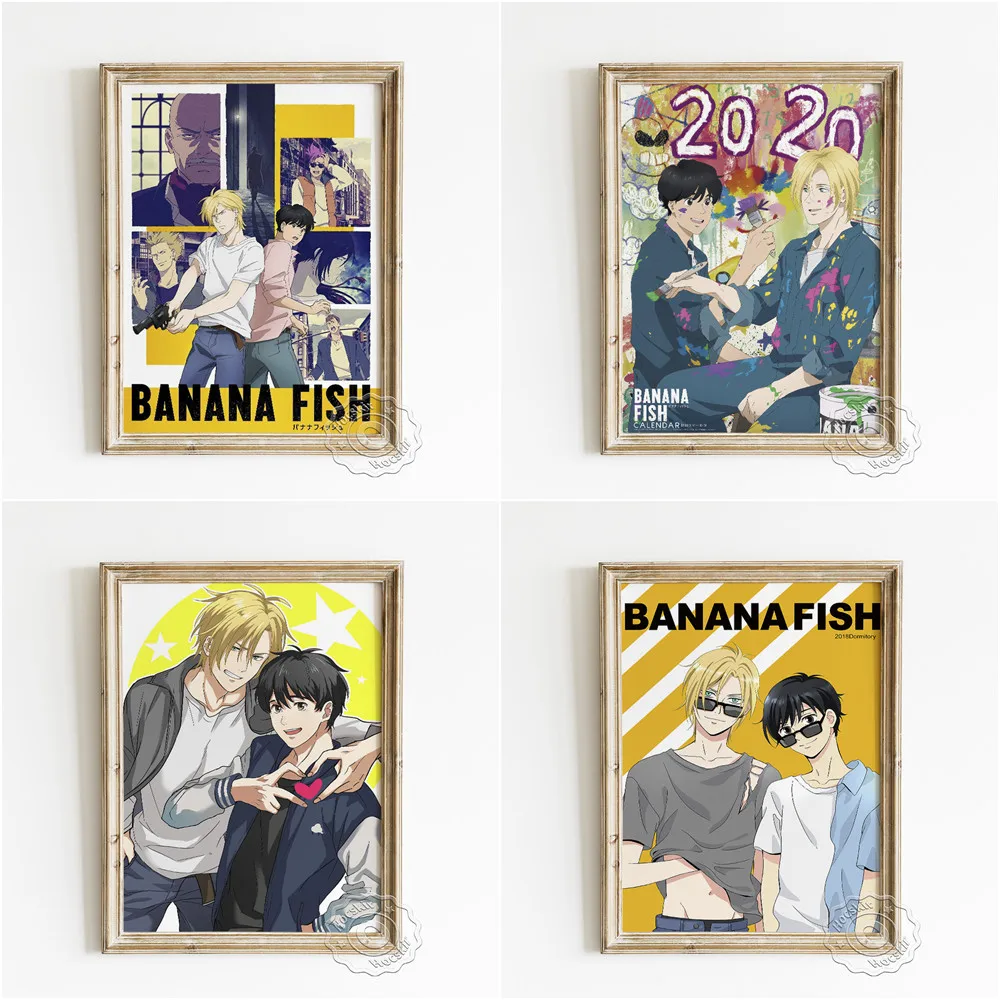 Japanese Animation Banana Fish Art Prints Poster, Virtual Character Fans Collection Gift, Cartoon Portrait Publicity Home Decor
Japanese Animation Banana Fish Art Prints Poster, Virtual Character Fans Collection Gift, Cartoon Portrait Publicity Home Decor
