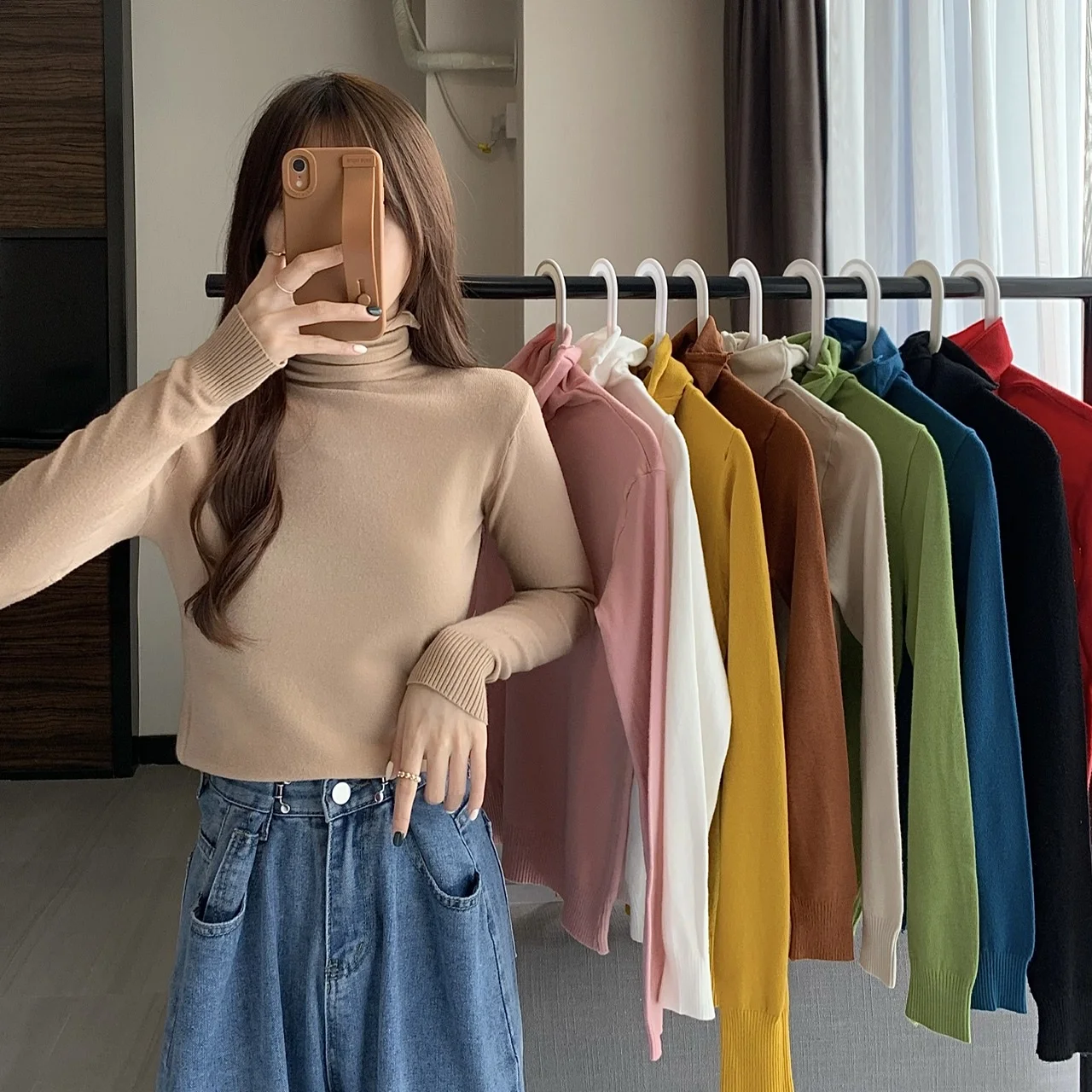 Woman Sweaters 2021 Autumn Winter Tops Turtleneck Sweater Women Slim Pullover Jumper High Neck Knitted Sweater Pull
Woman Sweaters 2021 Autumn Winter Tops Turtleneck Sweater Women Slim Pullover Jumper High Neck Knitted Sweater Pull