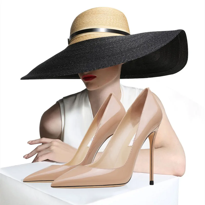 Nude Pink Genuine Leather Pumps Women Shoes Tacon Cuadrado Fashion Women High Heel Sexy Wedding Shoes for Bride Party Stilettos
Nude Pink Genuine Leather Pumps Women Shoes Tacon Cuadrado Fashion Women High Heel Sexy Wedding Shoes for Bride Party Stilettos