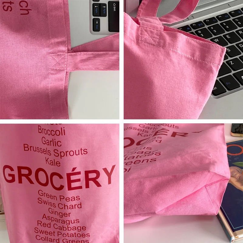 Women Large Capacity Reusable Shopping Bags Ladies Simple Portable Canvas Shoulder Bag Student Girls Book Casual Tote Handbags
Women Large Capacity Reusable Shopping Bags Ladies Simple Portable Canvas Shoulder Bag Student Girls Book Casual Tote Handbags