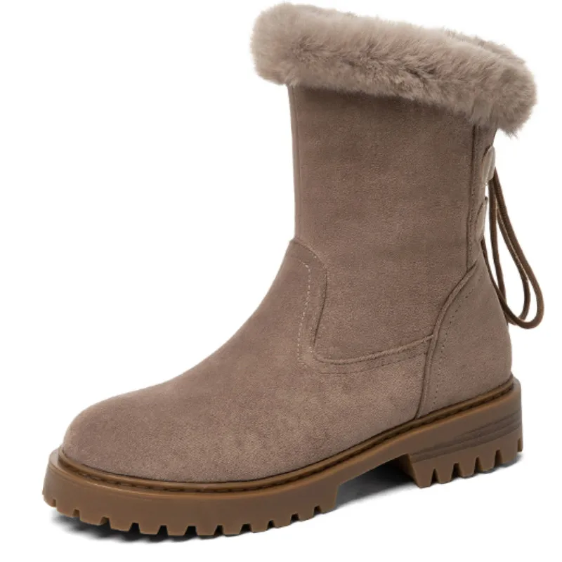 Fanyuan 2021 Women Boots Winter Keep Warm Mid-Calf Snow Boots Ladies Lace-up Comfortable Waterproof Booties Chaussures Femme
Fanyuan 2021 Women Boots Winter Keep Warm Mid-Calf Snow Boots Ladies Lace-up Comfortable Waterproof Booties Chaussures Femme