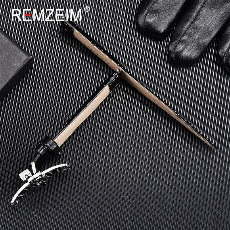 REMZEIM Universal Watchband 18mm 20mm 22mm 24mm Calf Genuine Leather Watch Band Men Women Replacement Straps Watch Accessories
REMZEIM Universal Watchband 18mm 20mm 22mm 24mm Calf Genuine Leather Watch Band Men Women Replacement Straps Watch Accessories