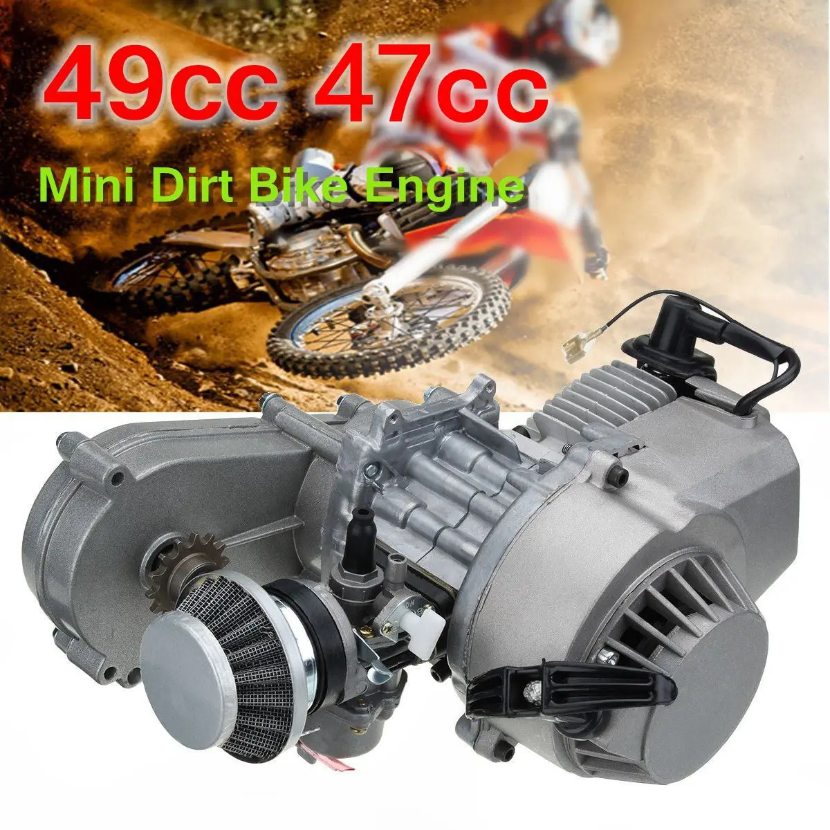 Карбюратор с ручным запуском двигателя 47cc 49cc, катушка коробки передач, воздушный фильтр для 2-х тактного мини-мотоцикла, квадроцикла
Карбюратор с ручным запуском двигателя 47cc 49cc, катушка коробки передач, воздушный фильтр для 2-х тактного мини-мотоцикла, квадроцикла