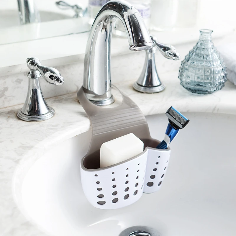 Kitchen Thickened Double-layer Sink Hanging Bag Plastic Drain Basket Storage Hanging drain Rack Sponge Storage Holder
Kitchen Thickened Double-layer Sink Hanging Bag Plastic Drain Basket Storage Hanging drain Rack Sponge Storage Holder