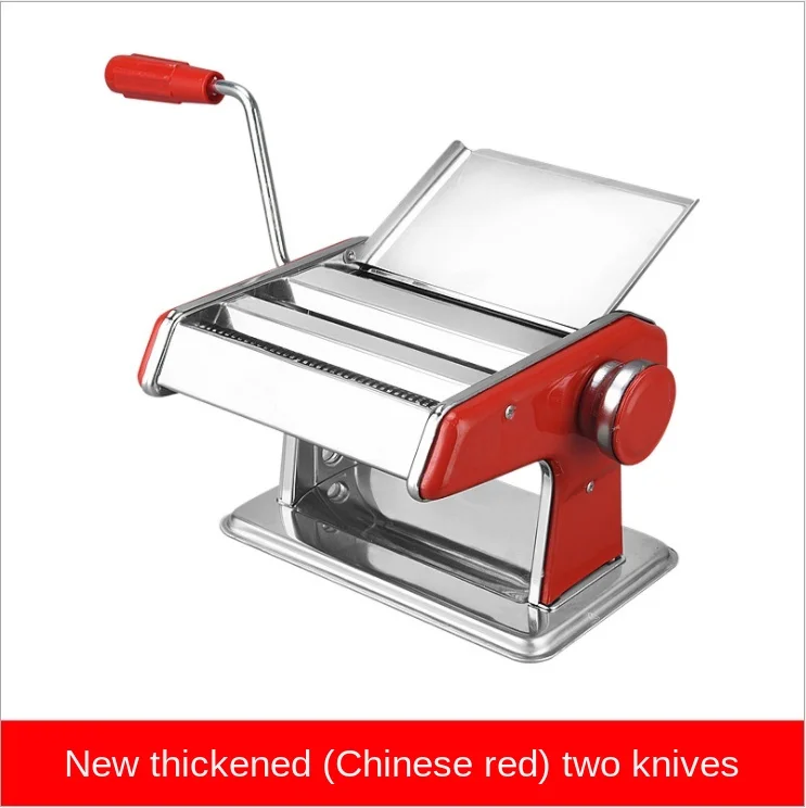 Noodle Machine Small Multi-Function Noodle Press Manual Stainless Steel Dough Rolling Machine Dumpling Wonton Skin Machine 
Noodle Machine Small Multi-Function Noodle Press Manual Stainless Steel Dough Rolling Machine Dumpling Wonton Skin Machine