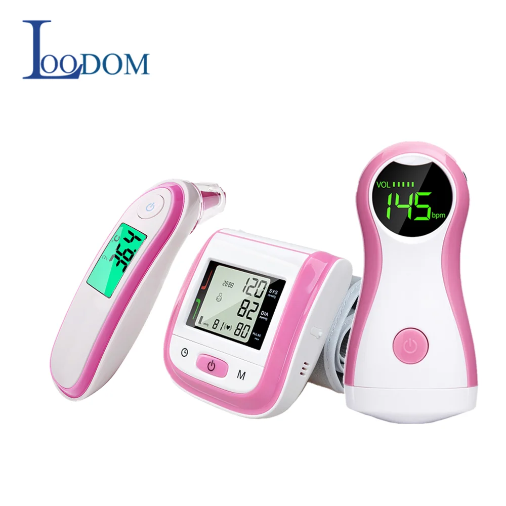 Loodom Fetal Doppler Monitor Blood Pressure Meter Digital Infrared Thermometer Digital Blood Pressure Monitor Ultrasound
Loodom Fetal Doppler Monitor Blood Pressure Meter Digital Infrared Thermometer Digital Blood Pressure Monitor Ultrasound