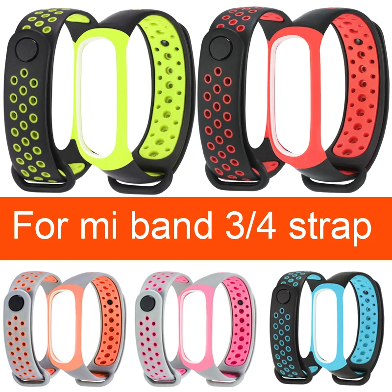 Силиконовый ремешок на запястье для Xiaomi Mi Band 4, 3, 10 цветов, двойной сменный ремешок для часов Mi Band 3, 4, умные аксессуары
Силиконовый ремешок на запястье для Xiaomi Mi Band 4, 3, 10 цветов, двойной сменный ремешок для часов Mi Band 3, 4, умные аксессуары