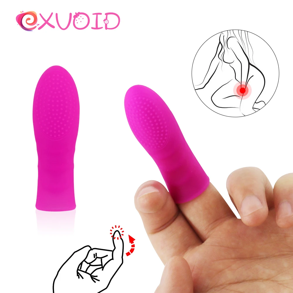 

Вагинальный Массажер EXVOID, Женский мастурбатор, секс-шоп, 3 шт., взрослые секс-игрушки для пар, втулка на палец, Стимулятор точки G и клитора
