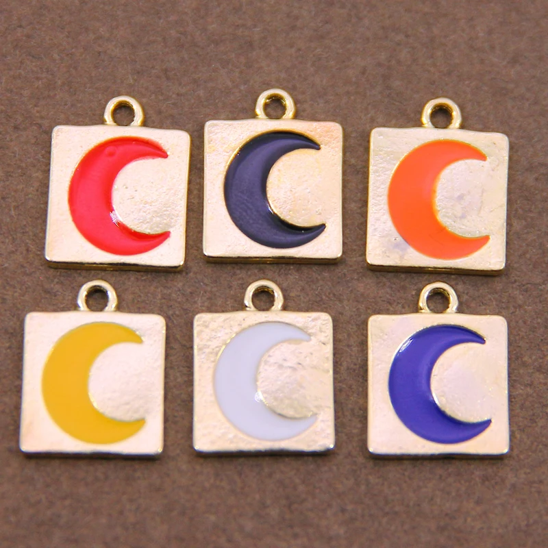 6 шт., эмалевые серьги 12 х16 мм 
6 шт., эмалевые серьги 12 х16 мм