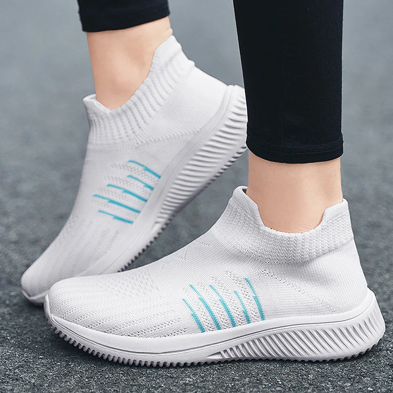 Women Flats Sneakers 2020 New Fashion Sneakers for Women Casual Slip On Sock Trainers Women Shoes Zapatillas Mujer
Women Flats Sneakers 2020 New Fashion Sneakers for Women Casual Slip On Sock Trainers Women Shoes Zapatillas Mujer