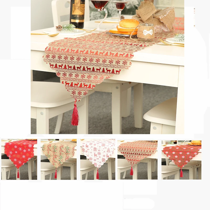 2019 Christmas New Christmas Decorations Burlap Print Table Flag Table Decoration Tablecloth Placemat
2019 Christmas New Christmas Decorations Burlap Print Table Flag Table Decoration Tablecloth Placemat