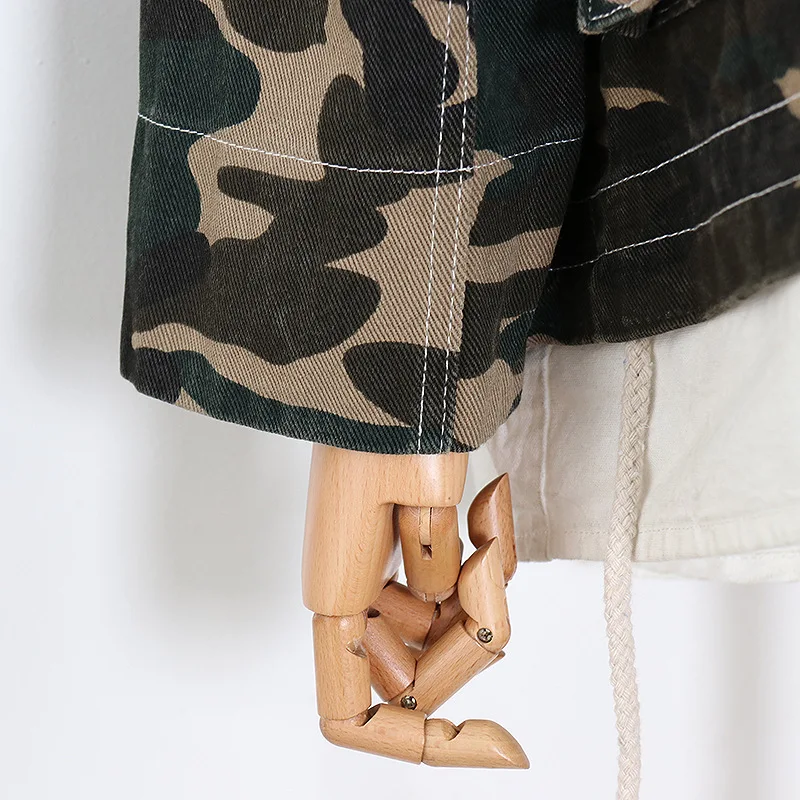 Newest HIGH QUALITY Fashion 2021 Designer Women's Stand Collar Long Sleeve Pockets Drawstring Camouflage Print Loose coat
Newest HIGH QUALITY Fashion 2021 Designer Women's Stand Collar Long Sleeve Pockets Drawstring Camouflage Print Loose coat