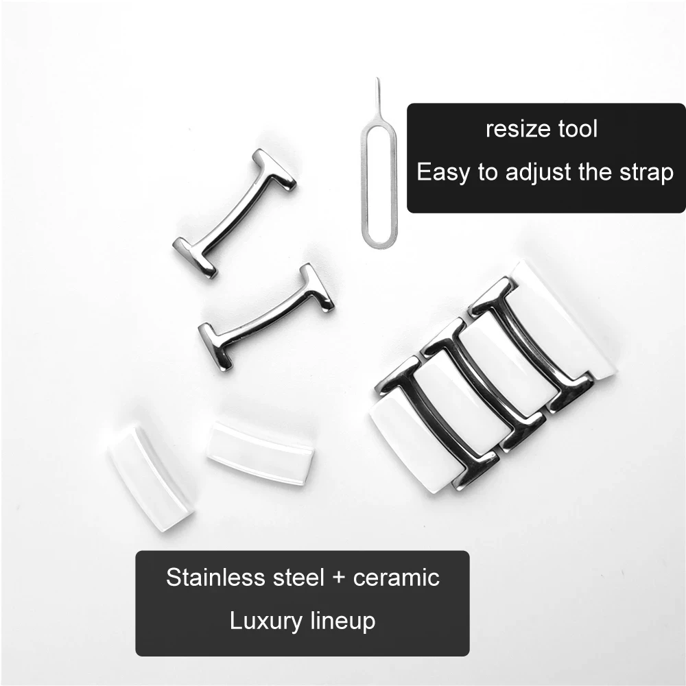 pulseira for apple watch series 6 5 4 se band 44mm 40mm luxury ceramics + Stainless Steel strap for iwatch 3 42mm 38mm bracelet
pulseira for apple watch series 6 5 4 se band 44mm 40mm luxury ceramics + Stainless Steel strap for iwatch 3 42mm 38mm bracelet