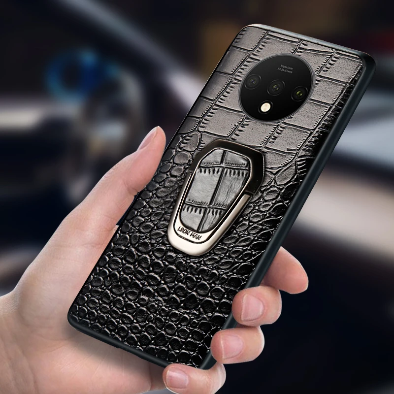 Магнитный чехол LANGSIDI из натуральной кожи для телефона oneplus 7T Pro 6 6T 8t роскошный с