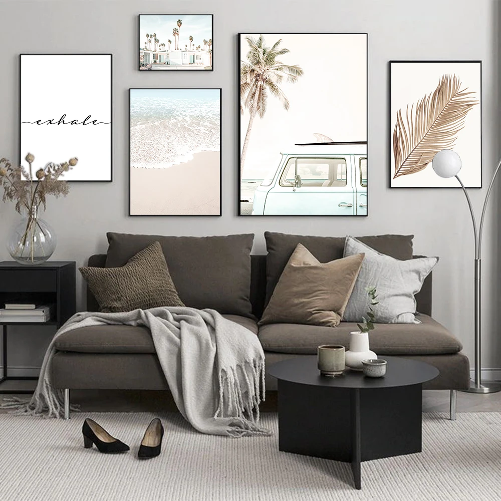 Canvas Painting Wall Art Nordic Poster Beige Van Palm Tree Leaf Fashion Surfing Girl Pictures For Bedroom Home Decor No Frame 
Canvas Painting Wall Art Nordic Poster Beige Van Palm Tree Leaf Fashion Surfing Girl Pictures For Bedroom Home Decor No Frame