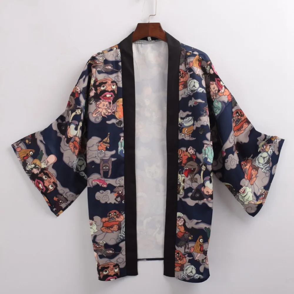 Unisex Japanese Kimono Traditional Yukata Men Cardigan Mujer Women Short Outwear Coat Hyakki Yakou Clarkes World Costumes
Unisex Japanese Kimono Traditional Yukata Men Cardigan Mujer Women Short Outwear Coat Hyakki Yakou Clarkes World Costumes