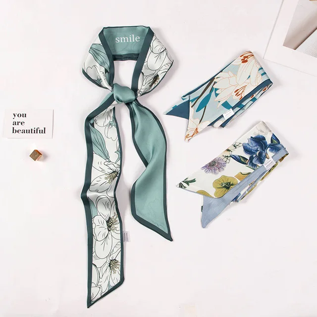 Flower Series Silk Scarf Decorative Ribbon Tie Hair Silk Scarf Headband Woman Summer Braided Hair Scarf
Flower Series Silk Scarf Decorative Ribbon Tie Hair Silk Scarf Headband Woman Summer Braided Hair Scarf