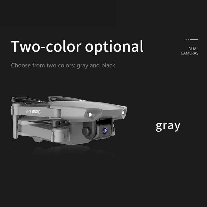E99 Pro Dual-Lens Drone Folding Quadcopter Air Pressure Fixed Height Remote Control Aircraft 
E99 Pro Dual-Lens Drone Folding Quadcopter Air Pressure Fixed Height Remote Control Aircraft