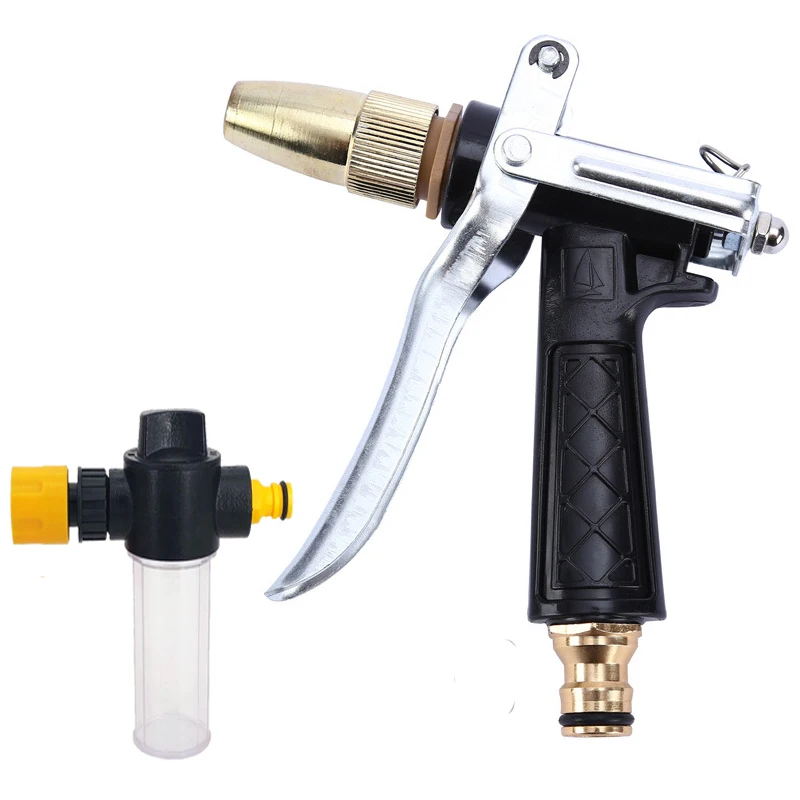 

High Pressure Water Spray Gun Car Washer High Quality Garden Hose Nozzle Sprinker Foam Water Gun Garden Irrigation Clean Machine