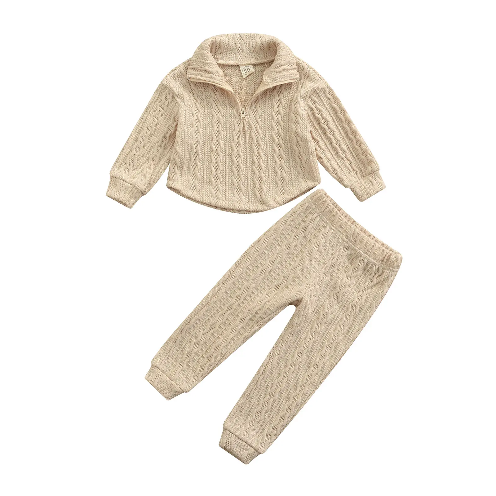 Toddler Baby Girls Autumn Winter Clothes Sets Long Sleeve Knitted Zipper High Neck Top Jogger Pants Tracksuit 2PCS Outfit
Toddler Baby Girls Autumn Winter Clothes Sets Long Sleeve Knitted Zipper High Neck Top Jogger Pants Tracksuit 2PCS Outfit