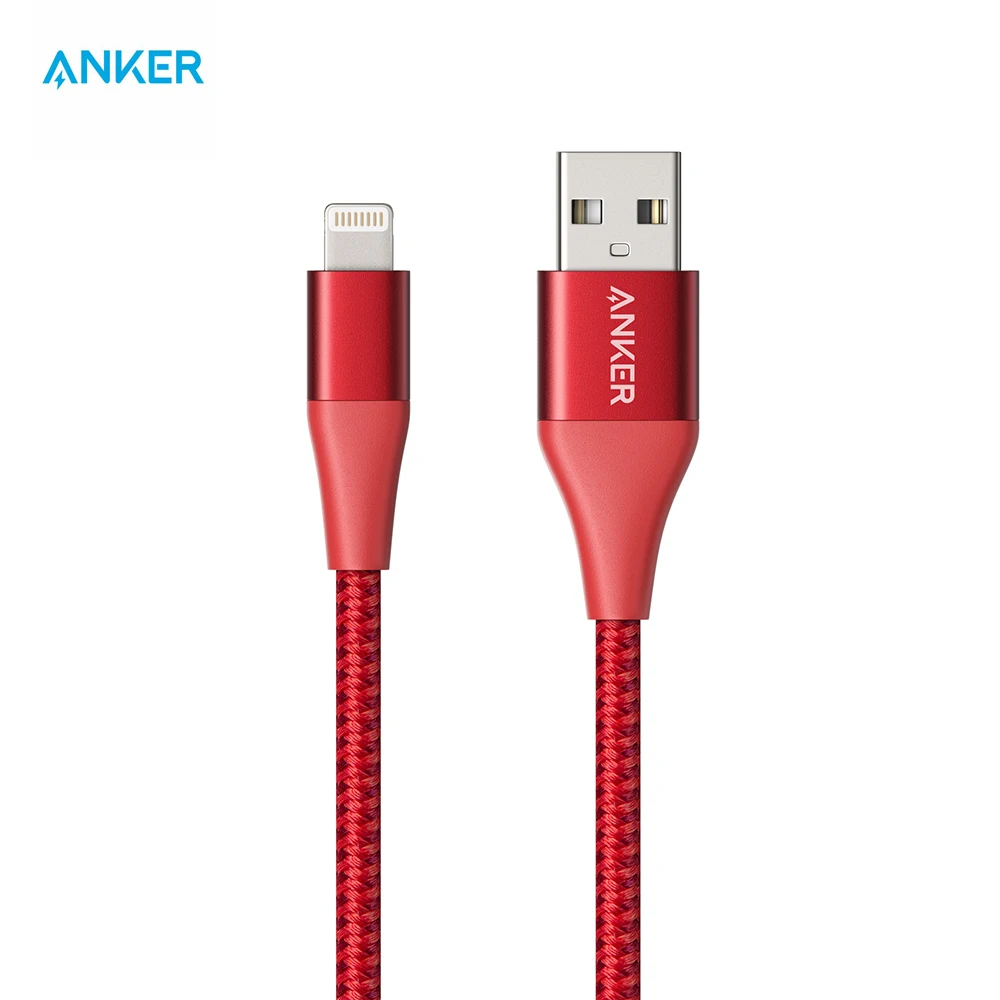 

Anker PowerLine + II Lightning Kabel MFi Gecertificeerd Compatibiliteit met iPhone X/8/8 Plus/7/ 7 Plus/6/6 Plus/5/5 s en Meer