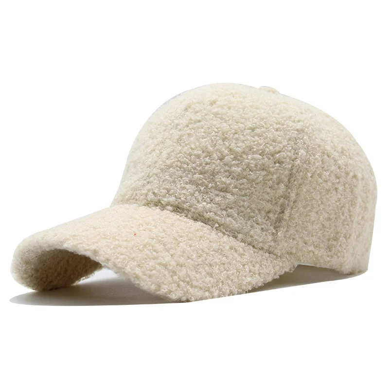 Baseball cap female lamb cashmere women's duck tongue cap autumn winter solid color warm hat male couple hat
Baseball cap female lamb cashmere women's duck tongue cap autumn winter solid color warm hat male couple hat
