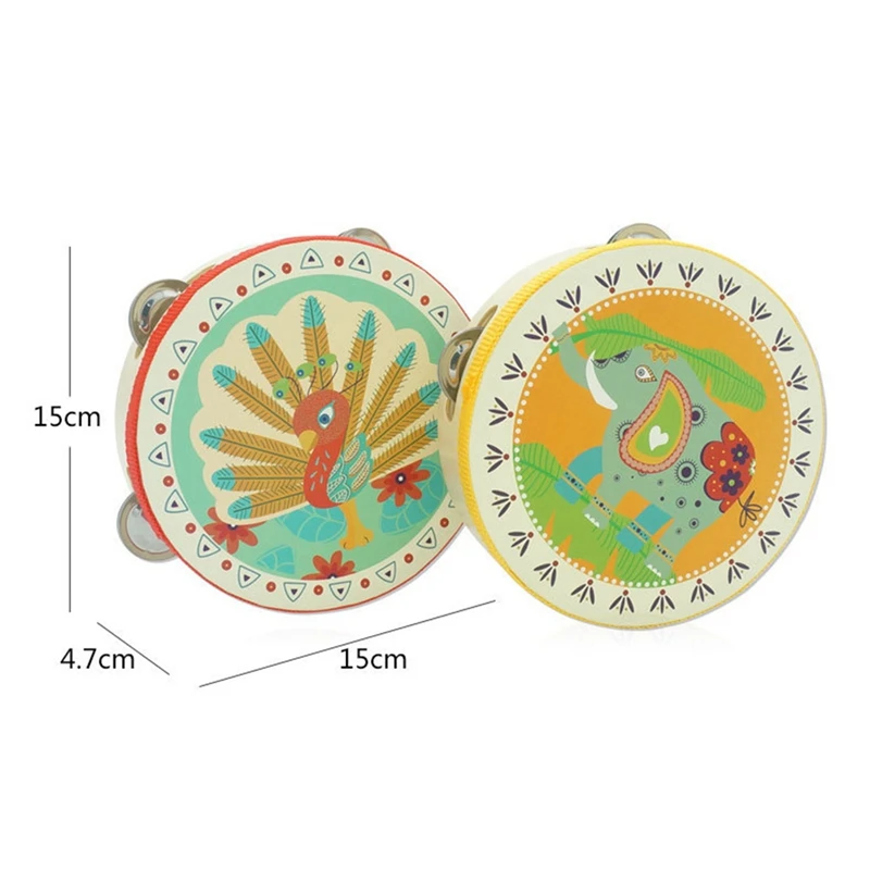 Flower Tambourine Educational Cartoon Musical Tambourine Beat Instrument Hand Drum Toys Wooden Hand Drum Tambourine
Flower Tambourine Educational Cartoon Musical Tambourine Beat Instrument Hand Drum Toys Wooden Hand Drum Tambourine