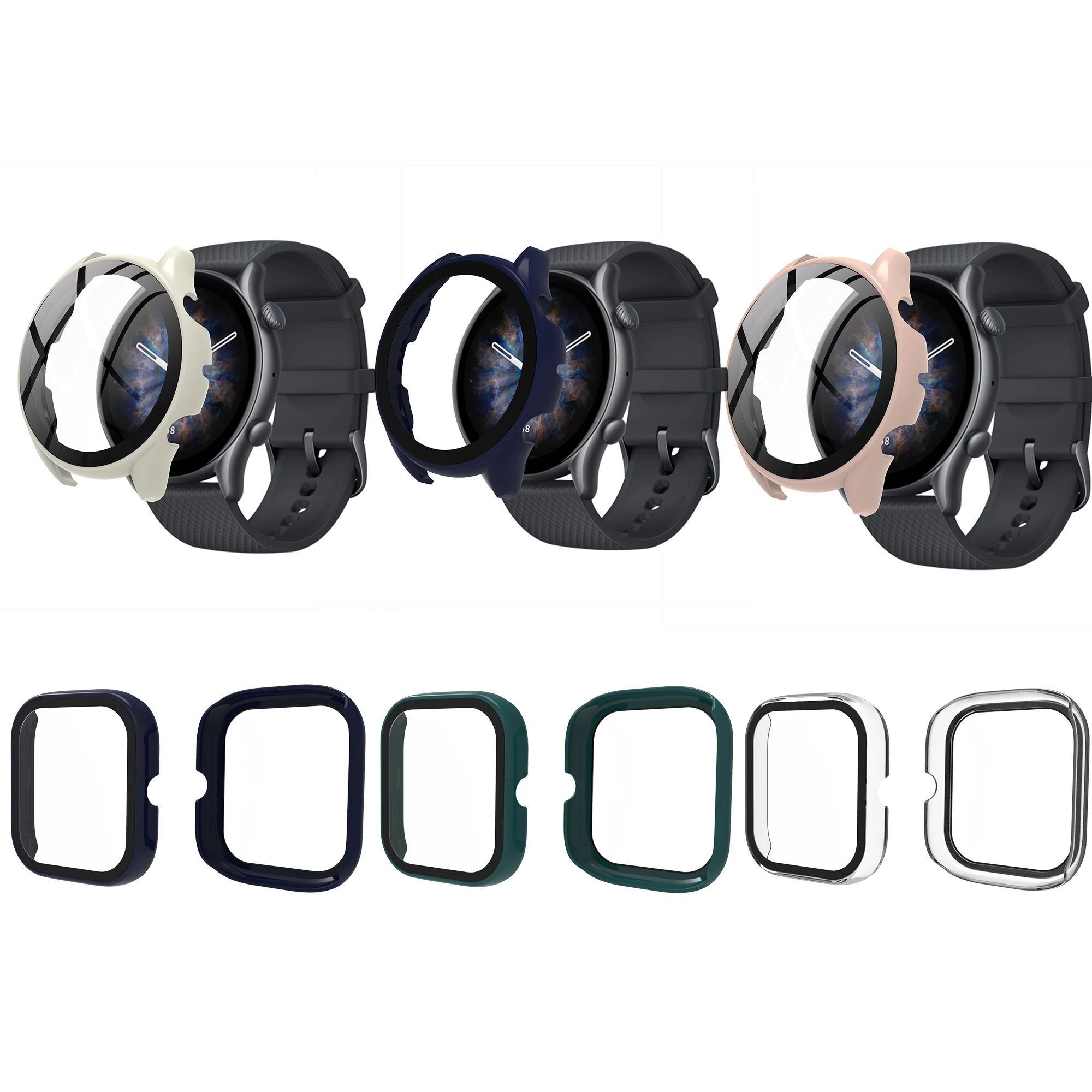 Защитная пленка для экрана с твердыми краями и рамкой для Amazfit GTR 3pro/GTS 3 Watch GTS3 GTR3 pro
Защитная пленка для экрана с твердыми краями и рамкой для Amazfit GTR 3pro/GTS 3 Watch GTS3 GTR3 pro