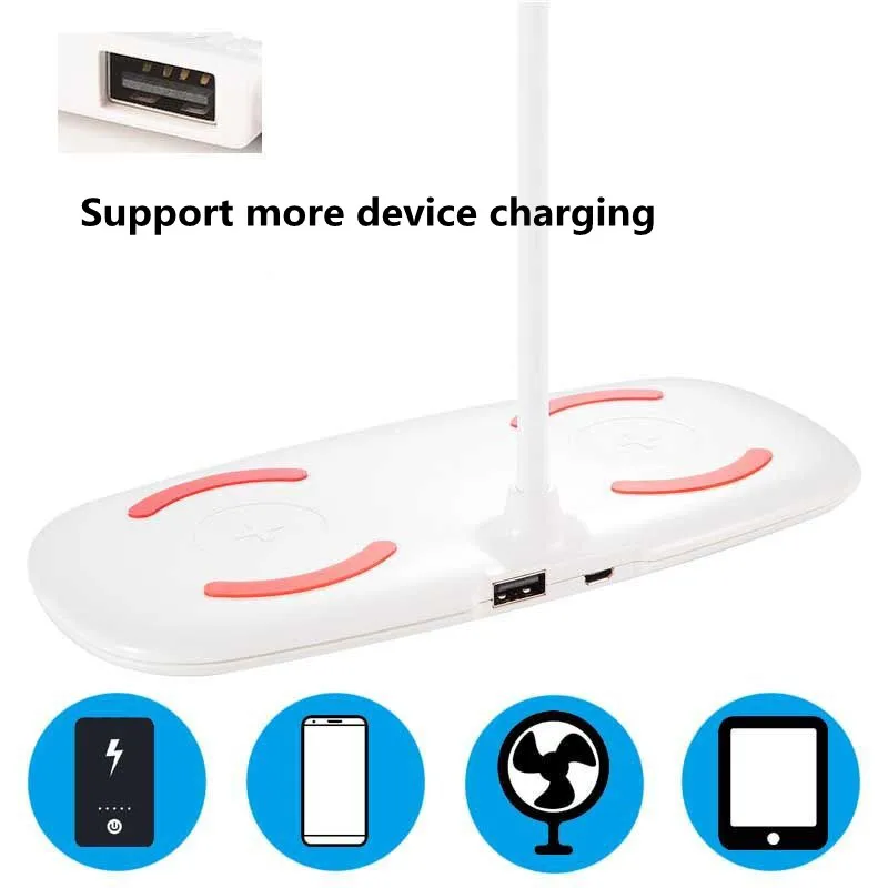Wireless Charger Bedside Reading Eye Protection Desk Lamp For iPhone 12 Mini Pro Max Xiaomi Huawei Multifunctional Charging Base
Wireless Charger Bedside Reading Eye Protection Desk Lamp For iPhone 12 Mini Pro Max Xiaomi Huawei Multifunctional Charging Base