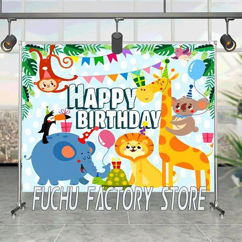 Lion Elephant Happy Animals Cartoon Background Children Birthday Party Decoration Photo Studio Wallpaper Photography Props
Lion Elephant Happy Animals Cartoon Background Children Birthday Party Decoration Photo Studio Wallpaper Photography Props